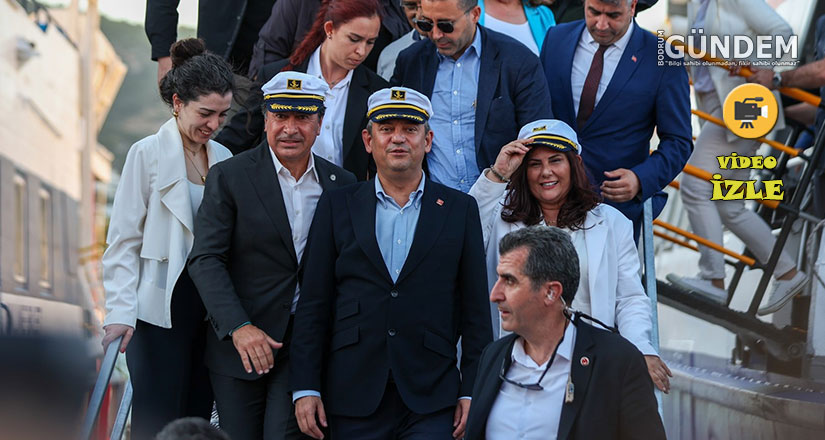 CHP Genel Başkanı Özel deniz otobüsünün ilk seferi ile Bodrum’da