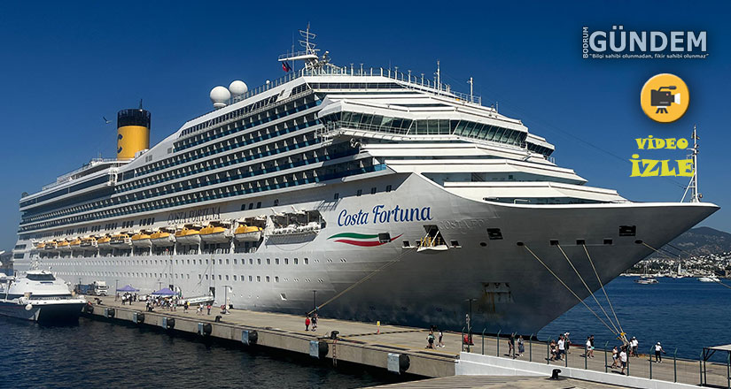 Costa Fortuna 3187 yolcu ile Bodrum’a geldi