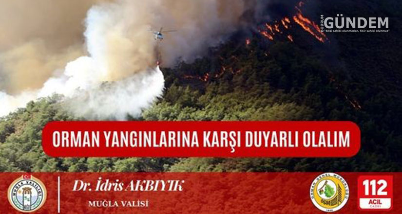 Muğla Valiliği’nden orman yangınlarına karşı uyarı