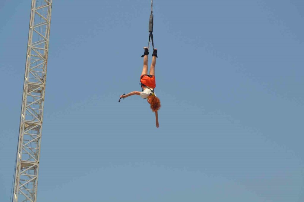 Fethiye’de “bungee jumping” heyecanı