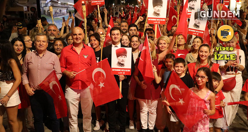 30 Ağustos Zafer Bayramı Bodrum’da Coşkuyla Kutlandı