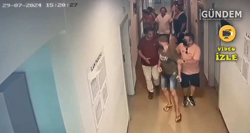 Doktorun darp edildiği olaydaki kargaşa kameraya yansıdı