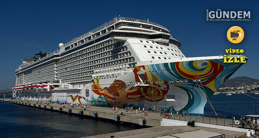 Norwegian Getaway 4630 yolcu ile Bodrum’a geldi