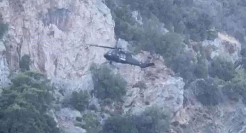 Kayıp kadının cansız bedeni helikopter ile adli tıp kurumuna sevk edildi