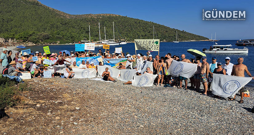 Özgür Kıyılar Bodrum İnisiyatifi Kissebükü’nde idi