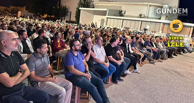 Bodrum Okçular Meydanında Gazze Konferansı