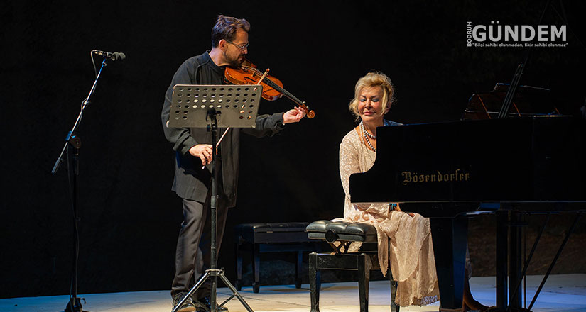 Gümüşlük Müzik Festivali Gülsin Onay ve Erkin Onay’ın muhteşem konseri ile son buldu