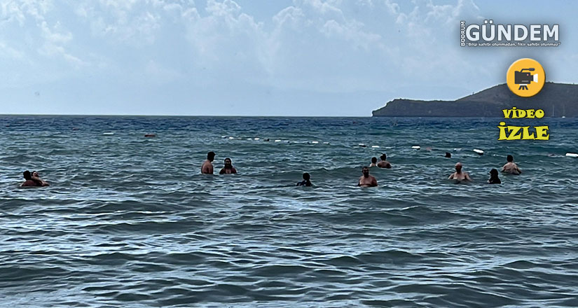 Yağmurda deniz keyfi