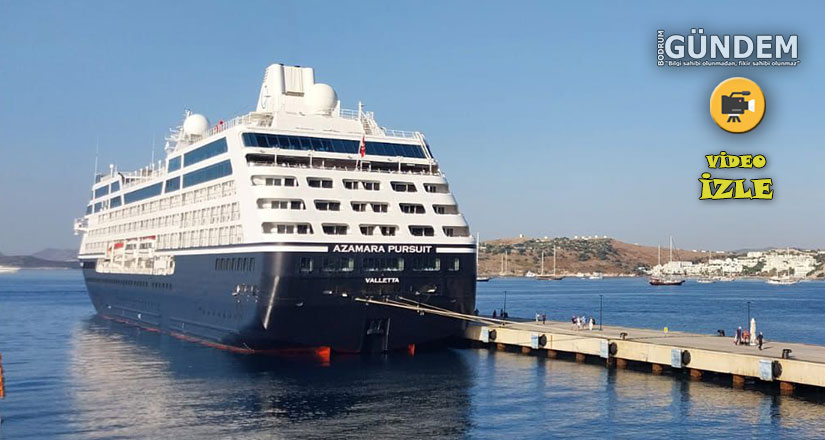 Bodrum’a Azamara Pursuit ile 651 yolcu geldi