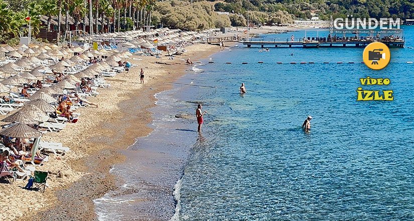 Bodrum’da yazdan kalma günler yaşanıyor