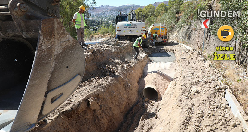 Bodrum’un Arızalı İçme Suyu Hatları Yenilenmeye Devam Ediyor