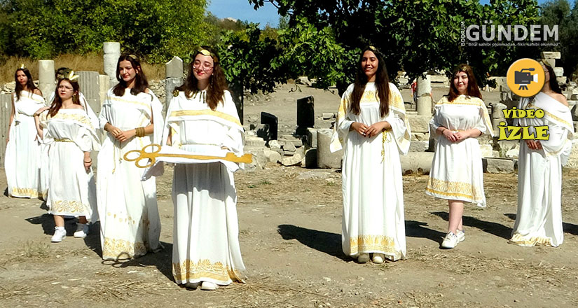 Stratonikeia’da 3 bin 500 yıllık anahtar taşıma töreni