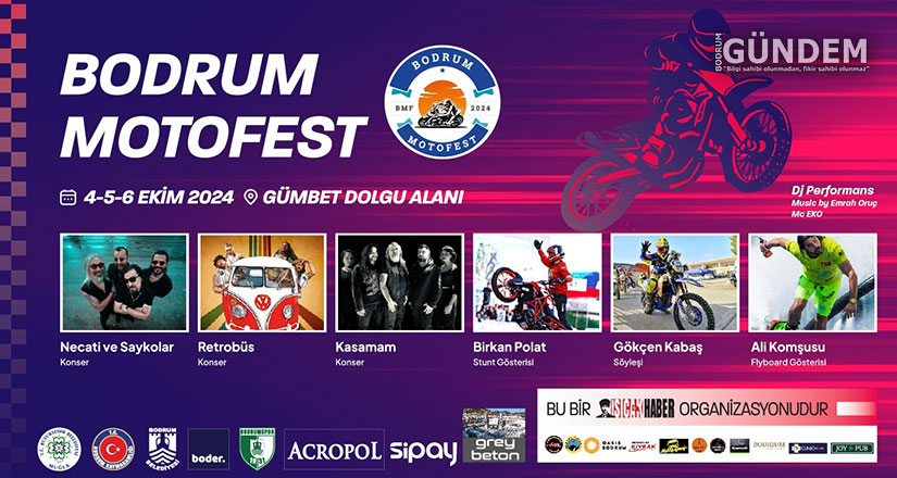 Uluslararası Bodrum Motofest Başlıyor
