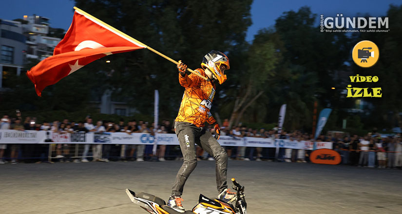 Uluslararası Bodrum Motofest, nefes kesen şovlarla başladı