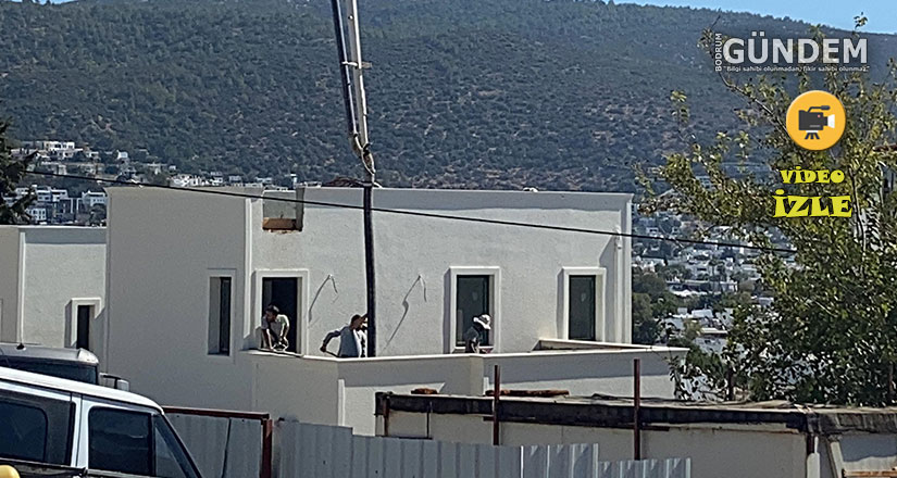 Çalışmayı zabıta ekipleri durdurdu