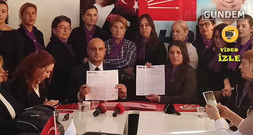 CHP Bodrum İlçe Başkanlığı’ndan Şiddete Karşı Tutum Belgesi