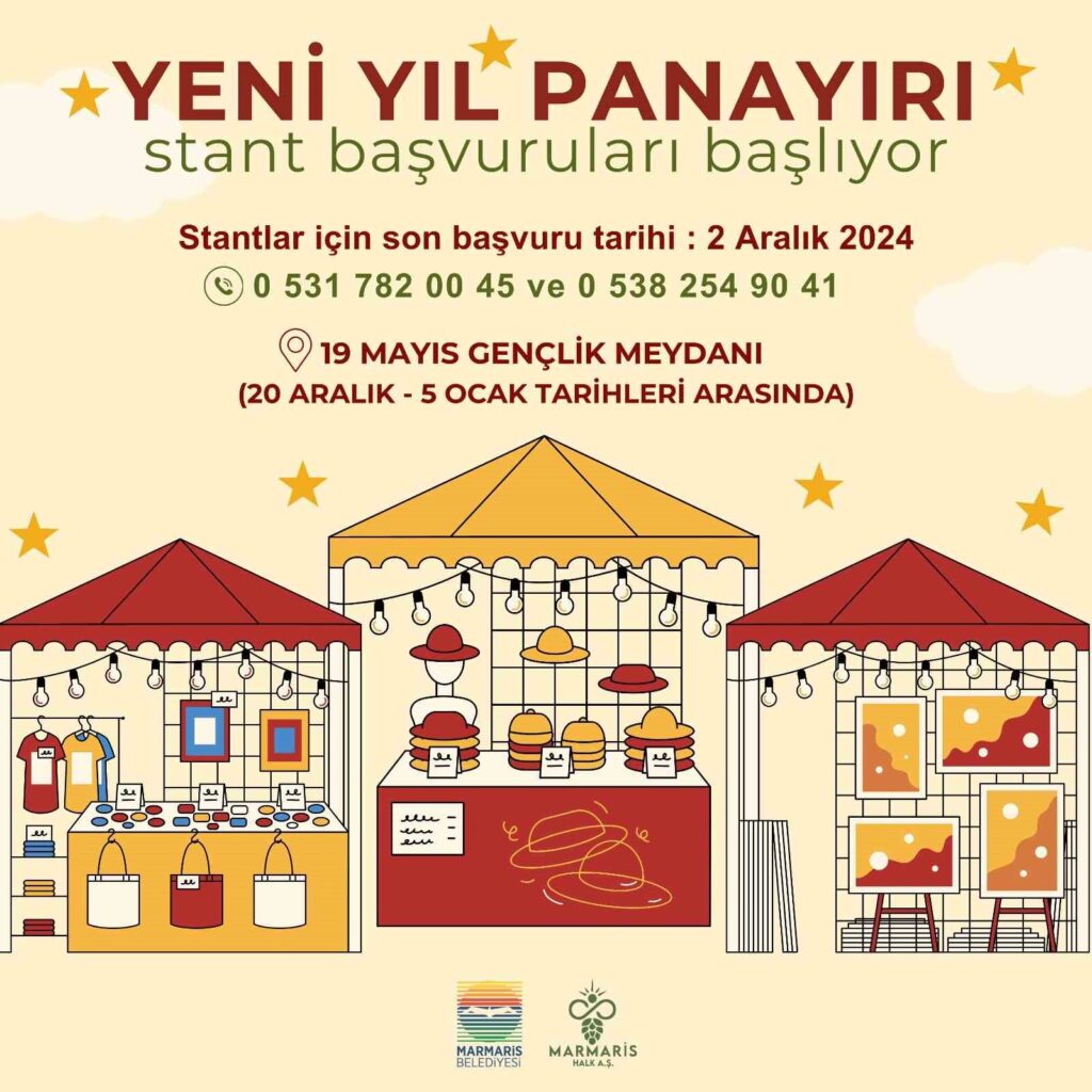 Marmaris’te yeni yıl hazırlıkları başladı