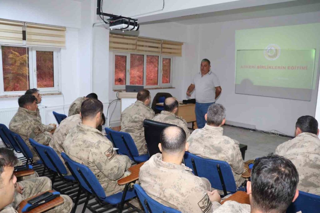 Jandarma personeline orman yangını eğitimi