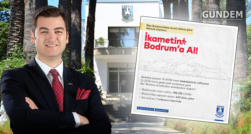 Başkan Mandalinci’den “İkametini Bodrum’a al!” Çağrısı