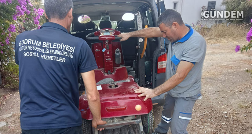 Belediyeden Akülü Sandalye Bakım, Onarım Desteği
