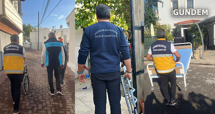 Bodrum Belediyesinden Medikal Malzeme Desteği