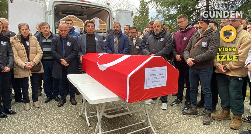 Helikopter kazasında hayatını kaybeden pilot için evinin önünde helallik alındı