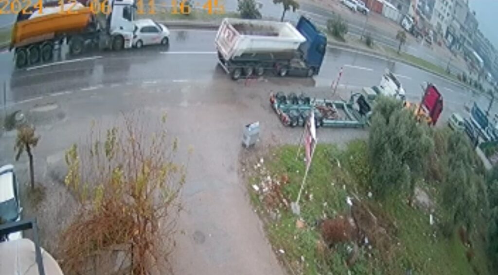 Milas’taki kazanın kamera görüntüleri ortaya çıktı