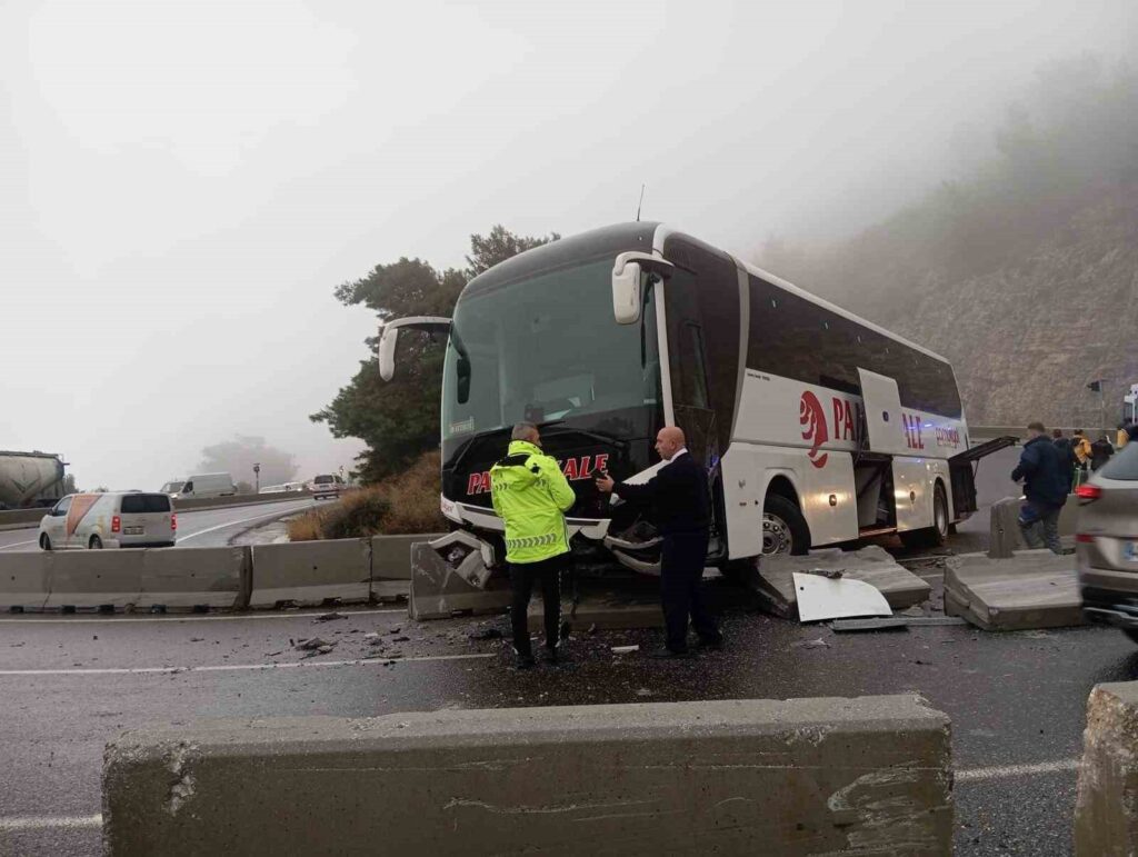 Otobüs kazasında 5 yaralı