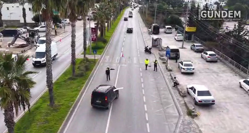 Bodrum Trafiğinde Drone ile 50 Bin Lira Ceza Kesildi
