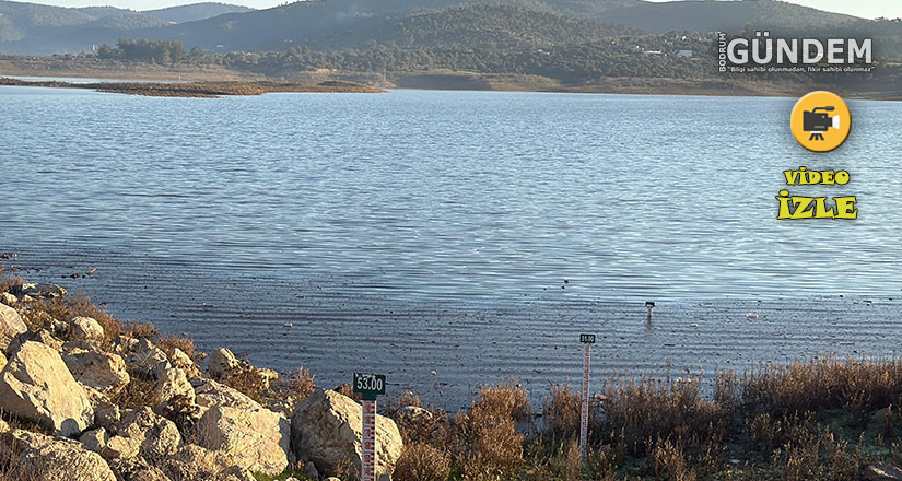 Bodrum’da yağışlar barajları doldurdu