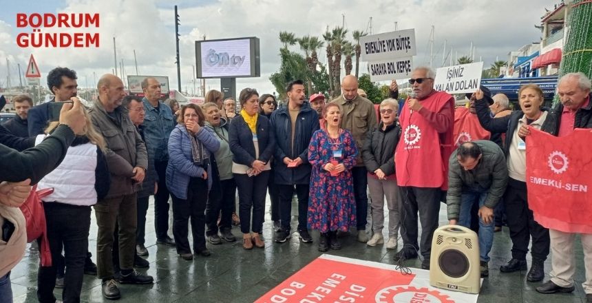 Emekli Sen Üyelerinden  Protesto