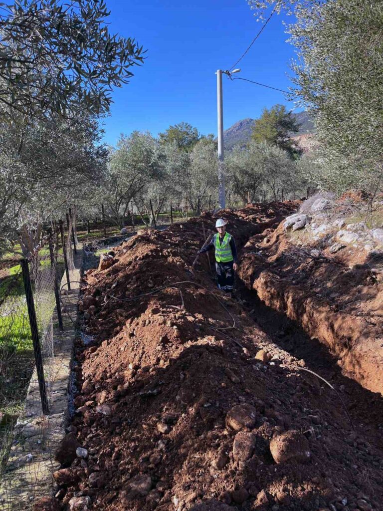 Fethiye İncirköy’ün içme suyu altyapısı yenilendi