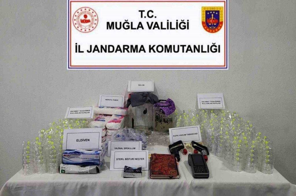 Merdiven altı hacamat ve sülük tedavisine operasyon