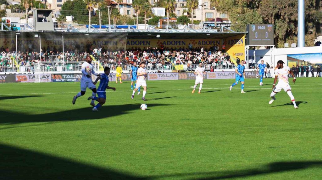 Trendyol Süper Lig: Bodrum FK: 0 – Kayserispor: 0 (İlk yarı)