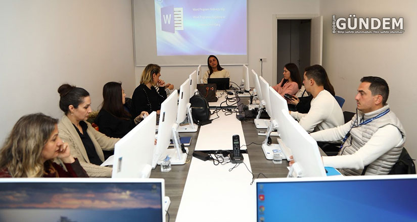 Belediye Personeline Bilgisayar Programı Eğitimi