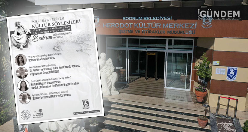 Bodrum Belediyesinden “Kültür Söyleşileri”