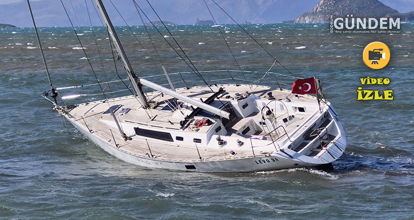 Bodrum’da Fırtına Etki̇li̇ Oluyor