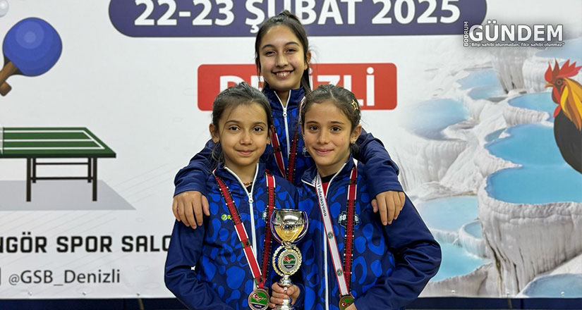 Bodrumlu Masa Tenisçileri Türkiye Şampiyonasına Katılmaya Hak Kazandı