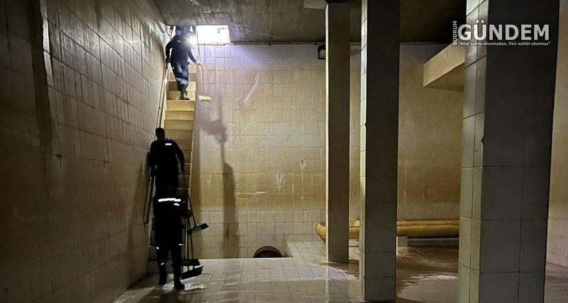 Menteşe’nin En Büyük İçme Suyu Deposu Temizlendi