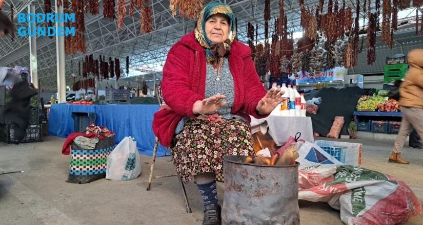 Soğuk Pazara Vurdu, Pazarcılar Çareyi̇ Ateş Yakmakta Buldu