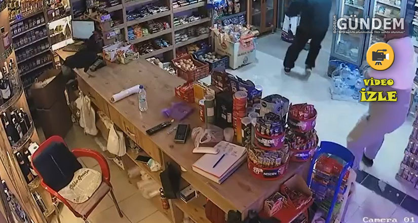 Tavuk, marketi birbirine kattı  