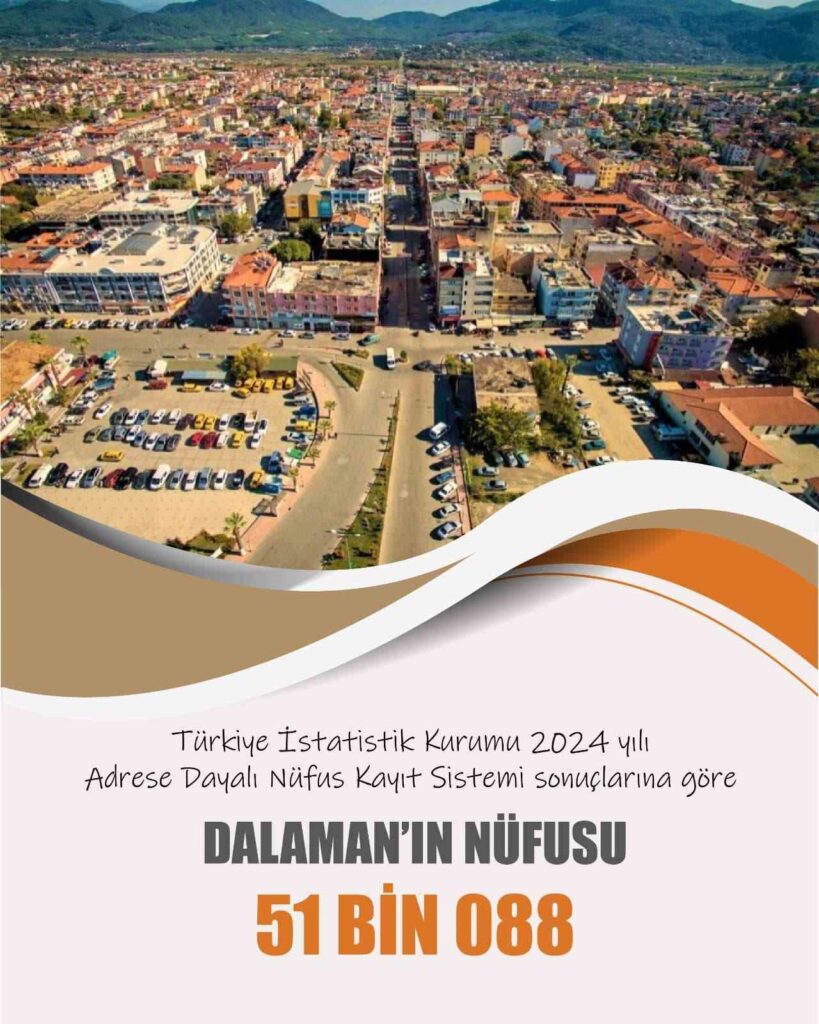 Dalamanın Nüfusu 51 Bi̇n 088 Oldu