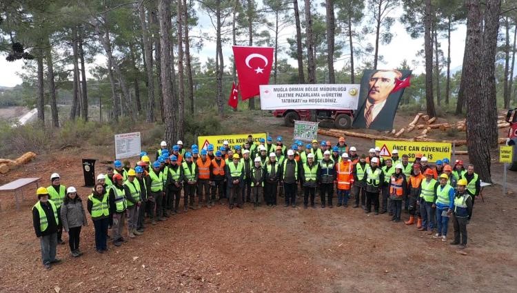 Kavaklıderede Orman Üreti̇m Tatbi̇katı Gerçekleşti̇ri̇ldi̇