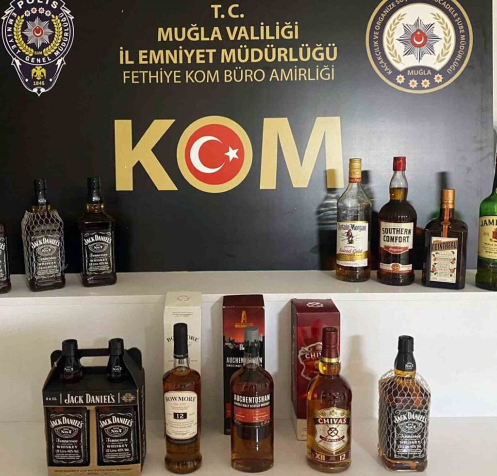 Muğla’nın 4 İlçesi̇nde Kaçak İçki̇ Operasyonu