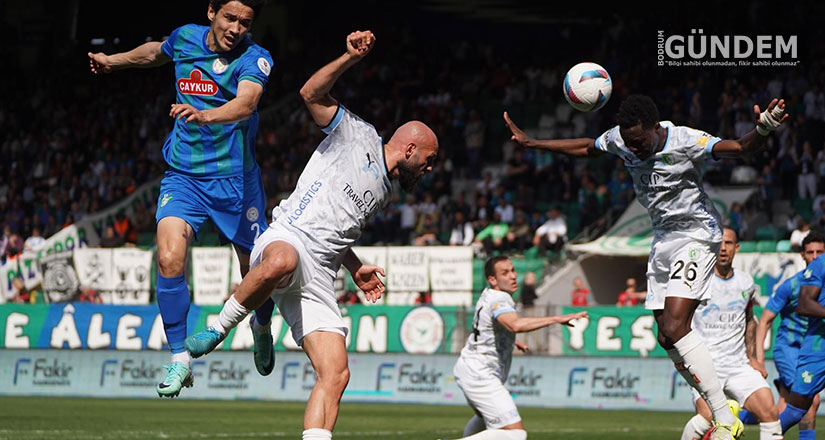 Bodrum FK Rize’den 3 Puanla Dönüyor