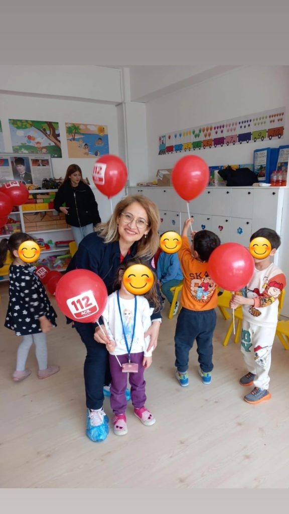 Muğlada Mi̇ni̇klere 112 Aci̇l Çağrı Hattı Tanıtıldı