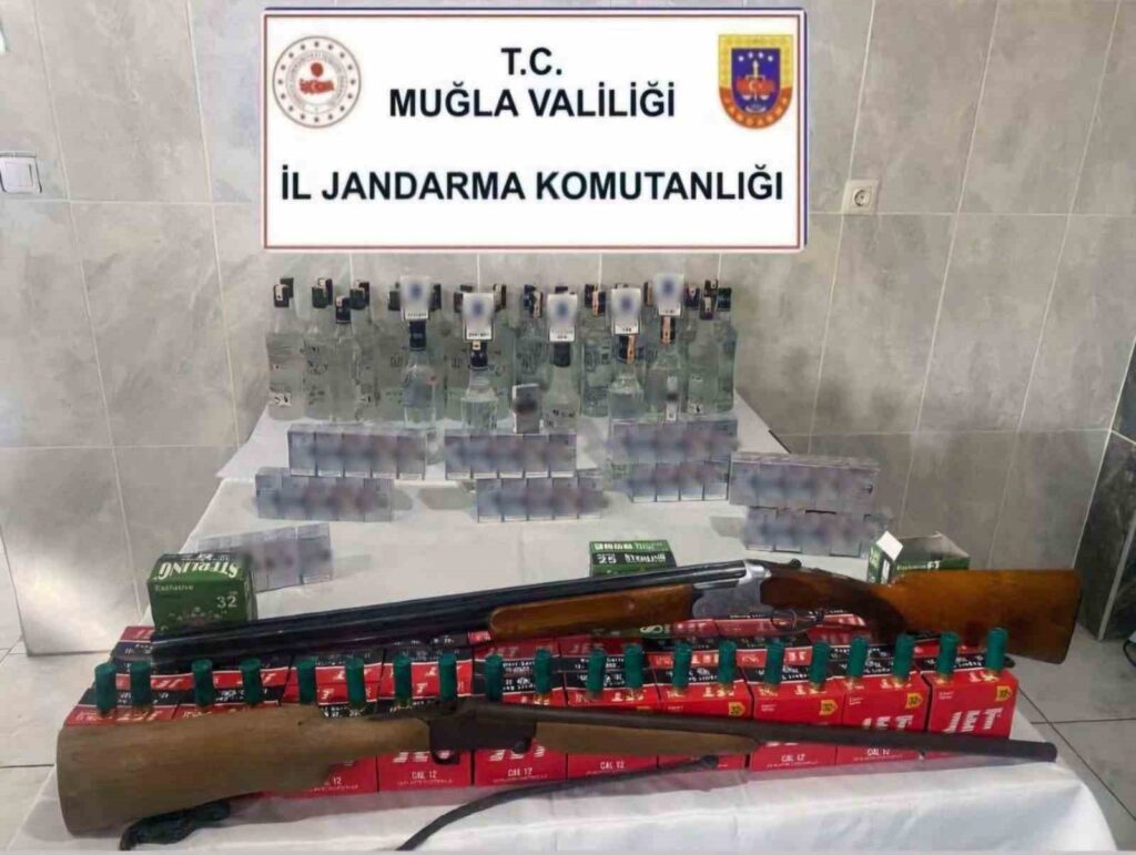 Yatağanda Kaçak Alkol Ve Si̇gara Operasyonu