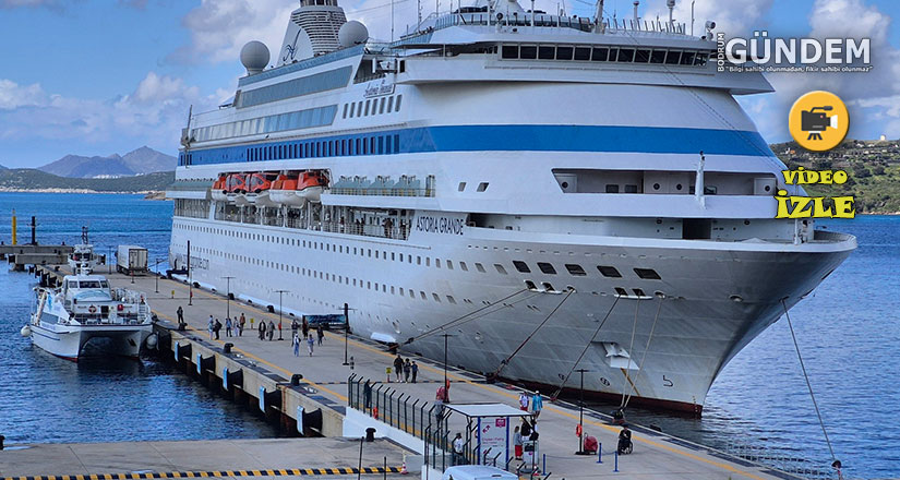 Bodrum’a Sezonun İlk Yolcu Gemi̇si̇ Geldi̇