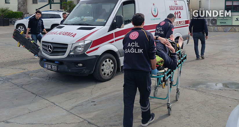 Deniz Ambulansı ile Adadan Bodrum’a Getirildi