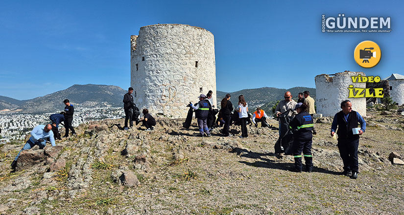 Turizm Haftası’nı temizlik yaparak kutladılar